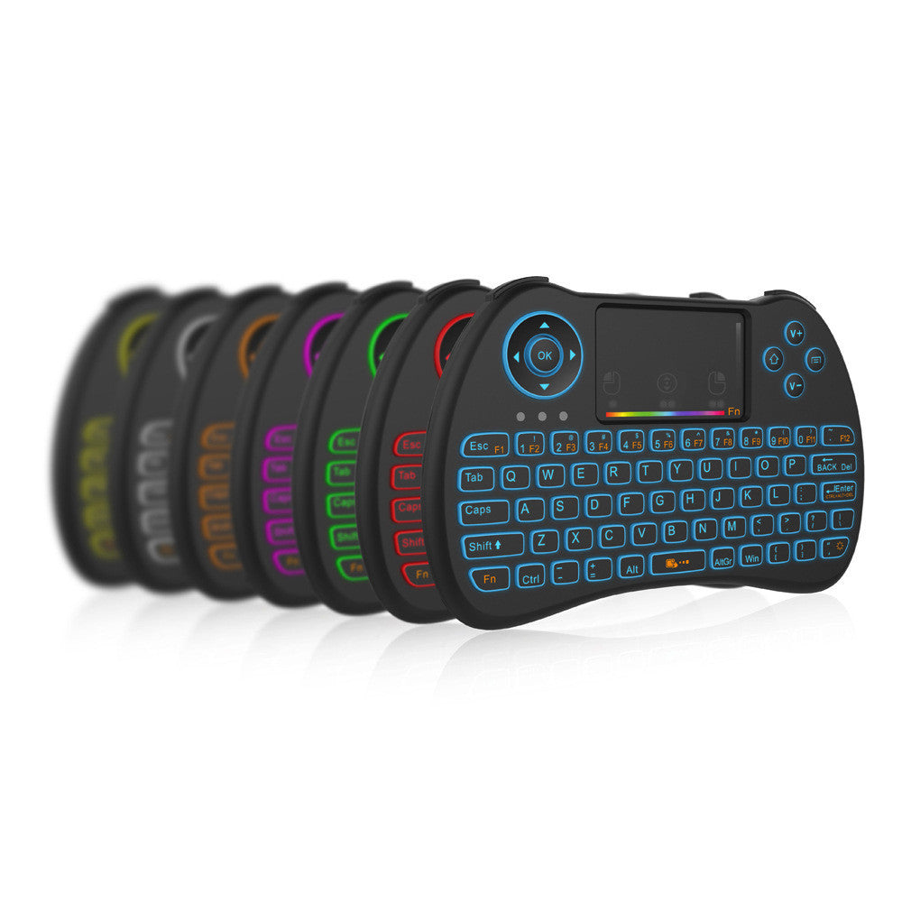 H9 Wireless Backlit Colorful Touch Remote Control