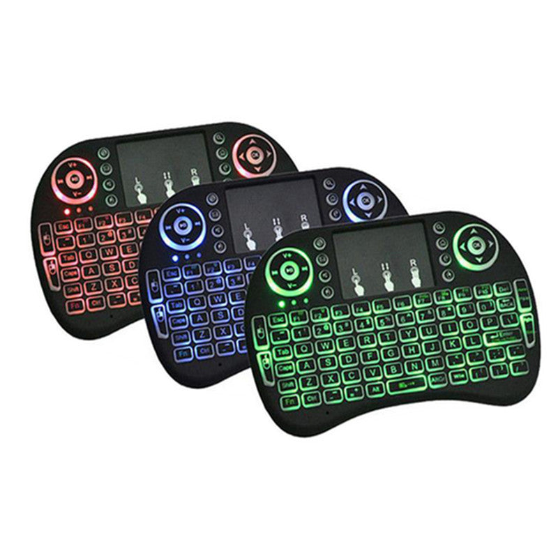 H9 Wireless Backlit Colorful Touch Remote Control